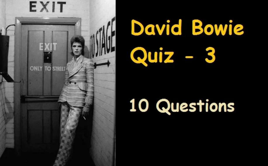David Bowie Quiz