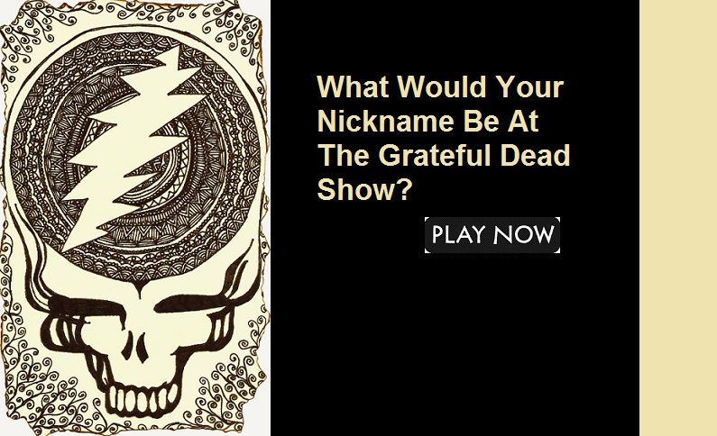 What Would Your Nickname Be At The Grateful Dead Show