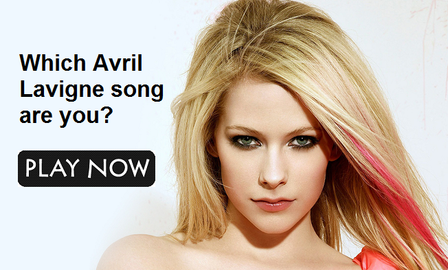 Which Avril Lavigne song are you
