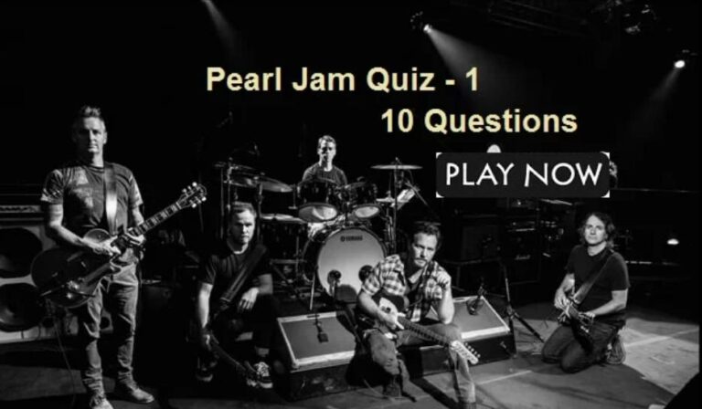 "Alive" and Kicking: The Pearl Jam Quiz!