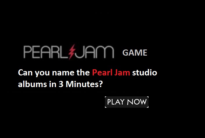 Can you name the Pearl Jam studio albums?