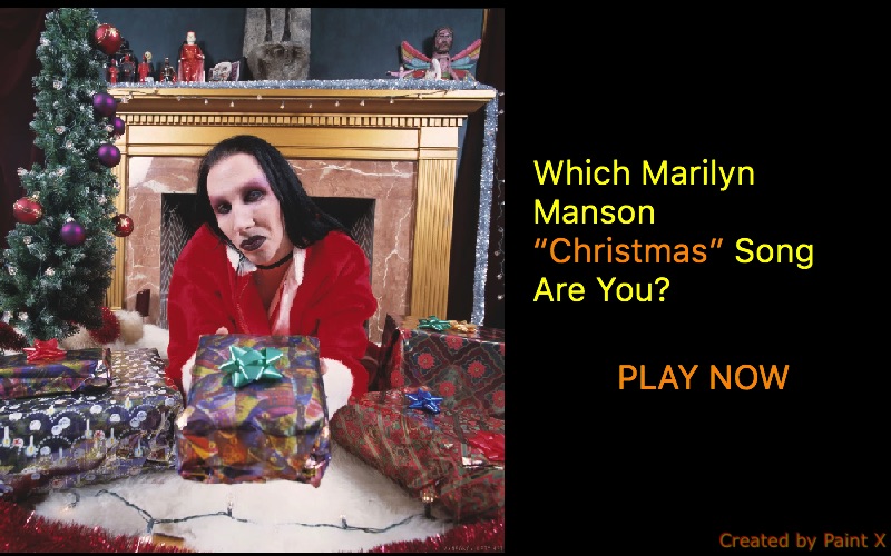 Which Marilyn Manson “Christmas” Song Are You?