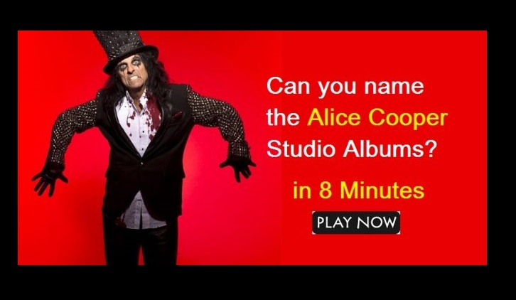 Can you name the Alice Cooper Studio Albums