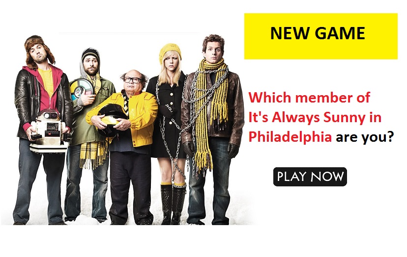 Which member of It's Always Sunny in Philadelphia are you?