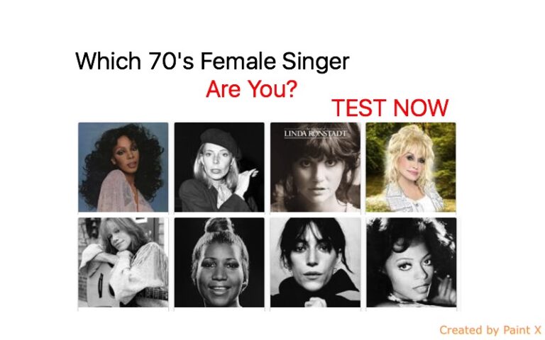 Which 70's Female Singer Are You?