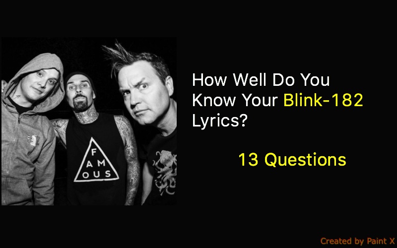 please tell me why song blink 182