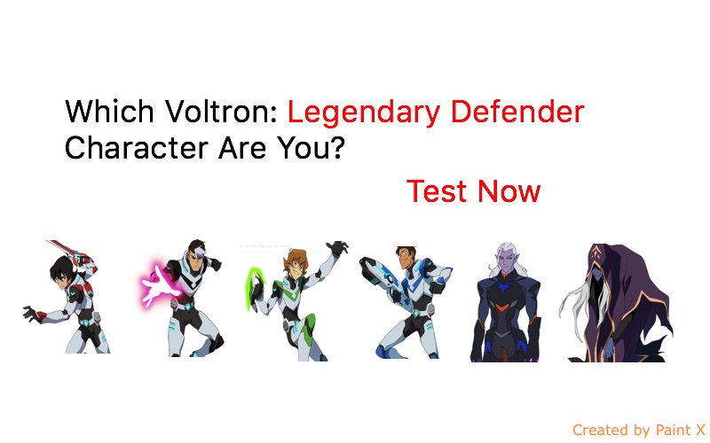 Which Voltron Legendary Defender Character Are You Quiz Quiz For Fans 1922