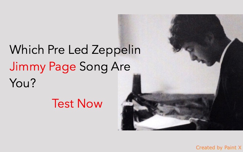 Which Pre Led Zeppelin Jimmy Page Song Are You? Quiz For Fans