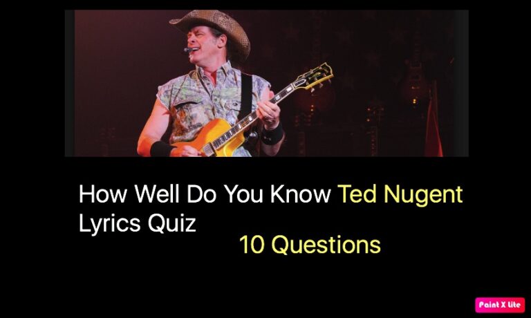 How Well Do You Know Ted Nugent Lyrics Quiz