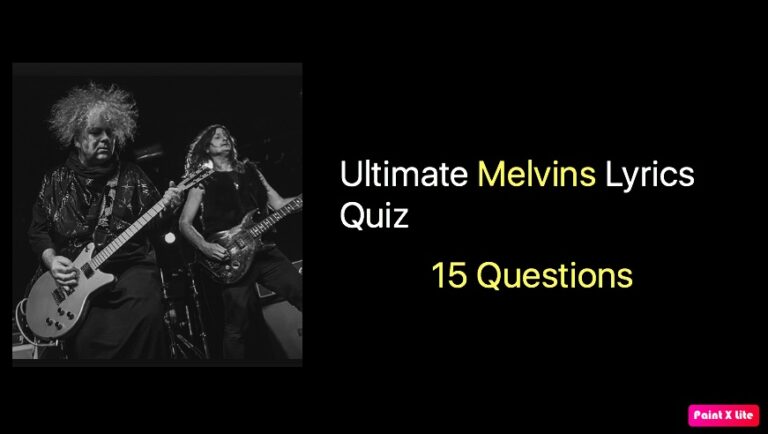 Ultimate Melvins Lyrics Quiz