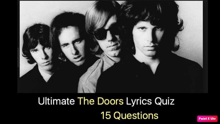 Ultimate The Doors Lyrics Quiz