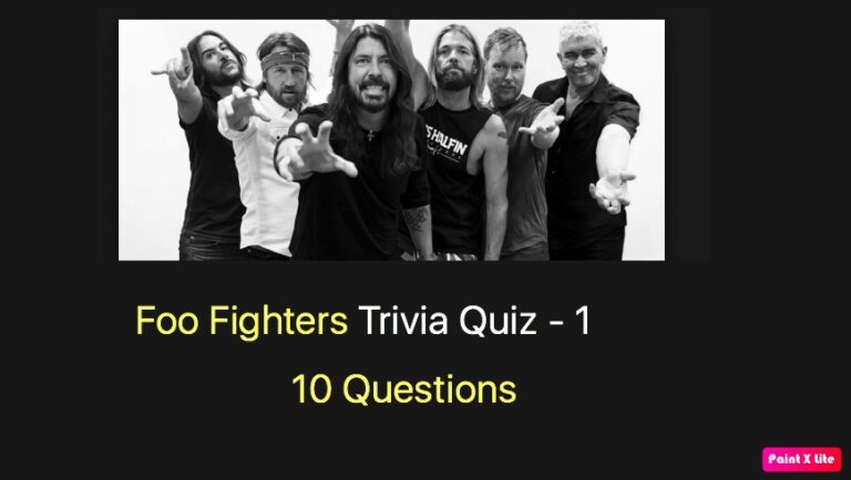Foo Fighters Trivia Quiz - 1