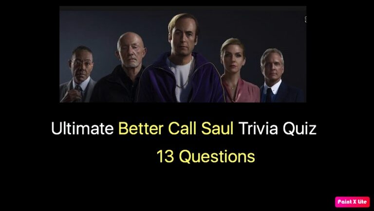Ultimate Better Call Saul Trivia Quiz