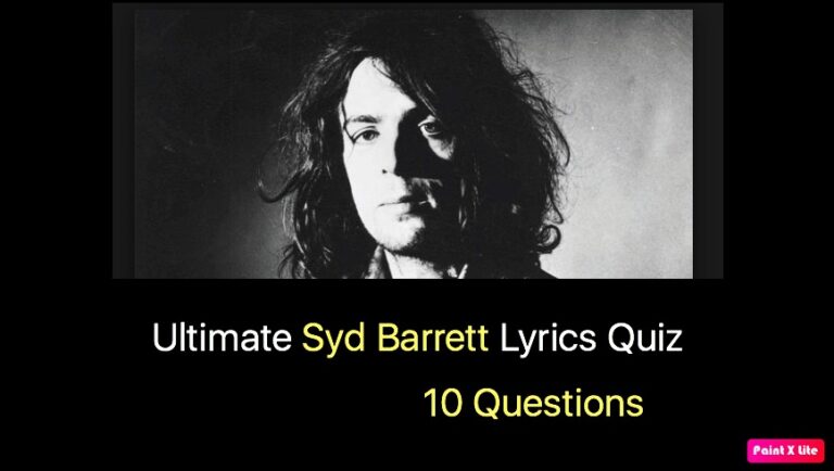 Ultimate Syd Barrett Lyrics Quiz