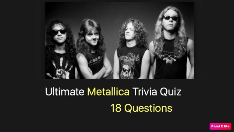 Ultimate The Metallica Trivia Quiz