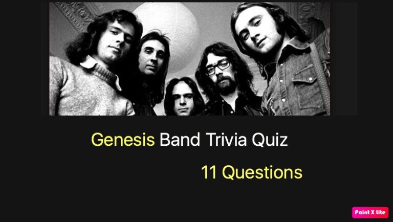 Genesis Band Trivia Quiz