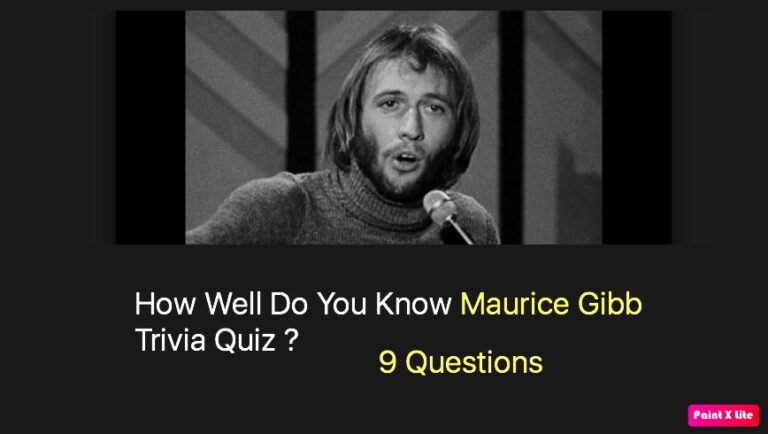 Maurice Gibb Trivia Quiz