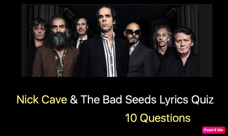 Nick Cave & The Bad Seeds Lyrics Quiz
