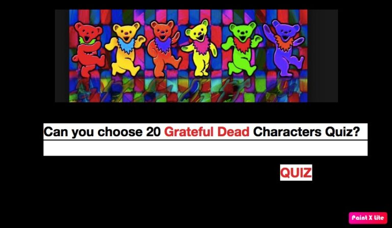 Can you choose the Grateful Dead Character Quiz?