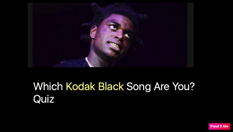 Which Kodak Black Song Are You? Quiz