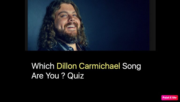 Which Dillon Carmichael Song Are You ? Quiz