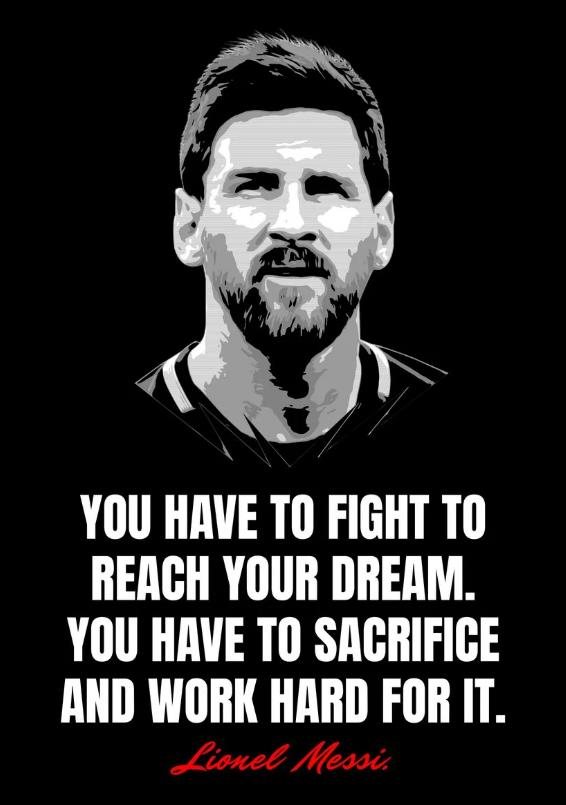 Messi football quotes